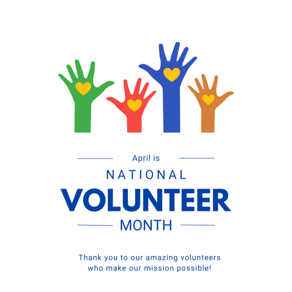 April is National Volunteer Month!